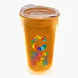Garyline® Transparent Tumbler with Slider Lid, 14 oz. — view 17