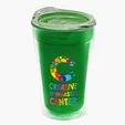 Garyline® Transparent Tumbler with Slider Lid, 14 oz. — view 14