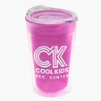 Garyline® Transparent Tumbler with Slider Lid, 14 oz. — view 19