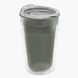 Garyline® Transparent Tumbler with Slider Lid, 14 oz. — view 2
