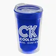 Garyline® Transparent Tumbler with Slider Lid, 14 oz. — view 8