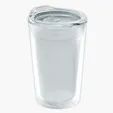Garyline® Transparent Tumbler with Slider Lid, 14 oz.
