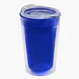 Garyline® Transparent Tumbler with Slider Lid, 14 oz. — view 3