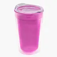 Garyline® Transparent Tumbler with Slider Lid, 14 oz. — view 6