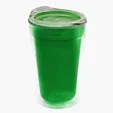 Garyline® Transparent Tumbler with Slider Lid, 14 oz. — view 4