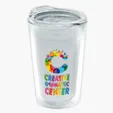 Garyline® Transparent Tumbler with Slider Lid, 14 oz. — view 10