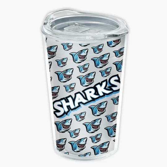 Garyline® Transparent Tumbler with Slider Lid and Full-Color Insert, 14 oz. — view 2