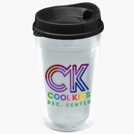 Garyline® Transparent Tumbler with Sip Lid, 16 oz. — view 12