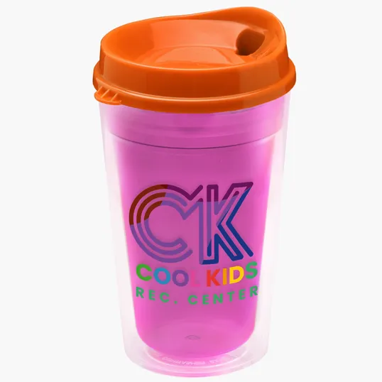 Garyline® Transparent Tumbler with Sip Lid, 16 oz. — view 122