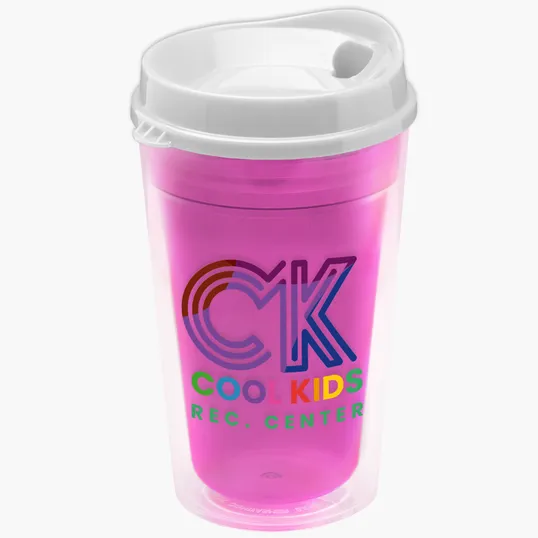 Garyline® Transparent Tumbler with Sip Lid, 16 oz. — view 129