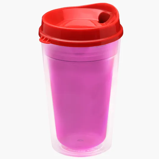 Garyline® Transparent Tumbler with Sip Lid, 16 oz. — view 8