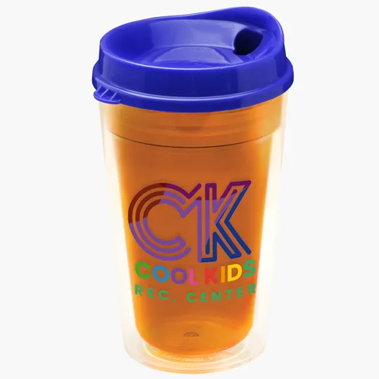 Garyline® Transparent Tumbler with Sip Lid, 16 oz. — view 107