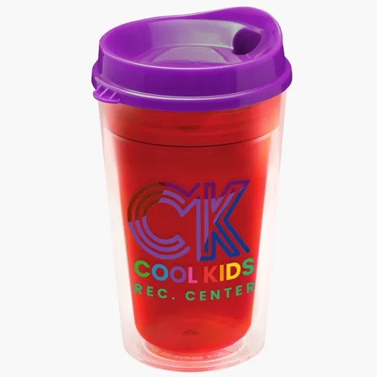 Garyline® Transparent Tumbler with Sip Lid, 16 oz. — view 145
