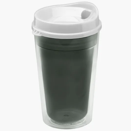 Garyline® Transparent Tumbler with Sip Lid, 16 oz. — view 4