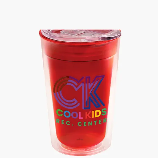 Garyline® Transparent Tumbler with Sip Lid, 16 oz. — view 149