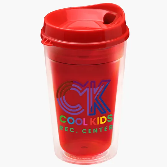 Garyline® Transparent Tumbler with Sip Lid, 16 oz. — view 142