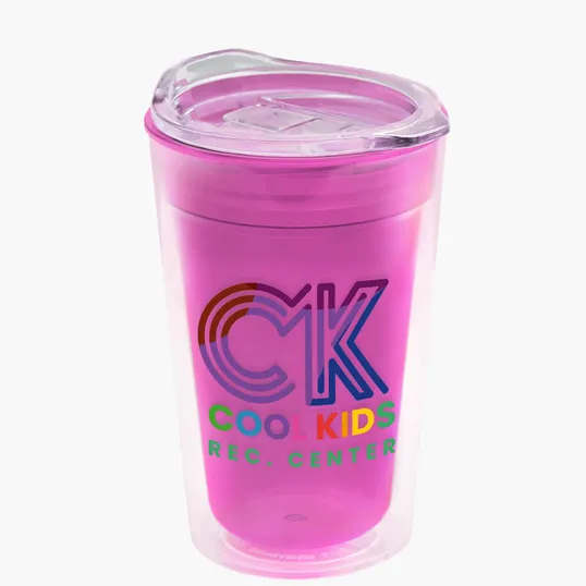 Garyline® Transparent Tumbler with Sip Lid, 16 oz. — view 131