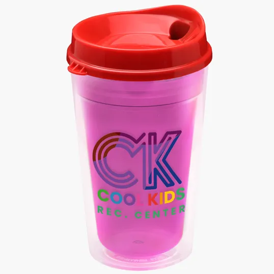 Garyline® Transparent Tumbler with Sip Lid, 16 oz. — view 114