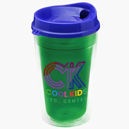 Garyline® Transparent Tumbler with Sip Lid, 16 oz. — view 90