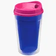 Garyline® Transparent Tumbler with Sip Lid, 16 oz. — view 5