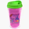 Garyline® Transparent Tumbler with Sip Lid, 16 oz. — view 120