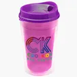 Garyline® Transparent Tumbler with Sip Lid, 16 oz. — view 127