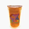 Garyline® Transparent Tumbler with Sip Lid, 16 oz. — view 113