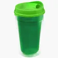 Garyline® Transparent Tumbler with Sip Lid, 16 oz. — view 6