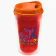 Garyline® Transparent Tumbler with Sip Lid, 16 oz. — view 140