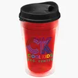 Garyline® Transparent Tumbler with Sip Lid, 16 oz. — view 24