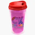 Garyline® Transparent Tumbler with Sip Lid, 16 oz. — view 114