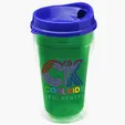 Garyline® Transparent Tumbler with Sip Lid, 16 oz. — view 90