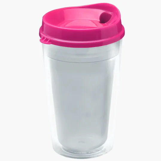 Garyline® Transparent Tumbler with Sip Lid and Full-Color Insert, 16 oz. — view 3