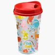 Garyline® Transparent Tumbler with Sip Lid and Full-Color Insert, 16 oz. — view 16