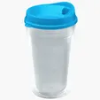 Garyline® Transparent Tumbler with Sip Lid and Full-Color Insert, 16 oz. — view 2