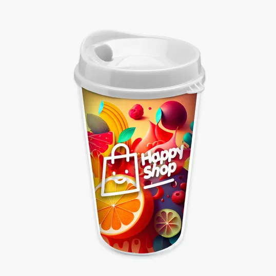 Garyline® Transparent Tumbler with Sip Lid and Full-Color Paper Insert, 16 oz. — view 18