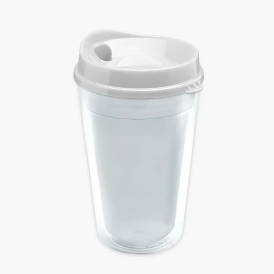Garyline® Transparent Tumbler with Sip Lid and Full-Color Paper Insert, 16 oz. — view 9