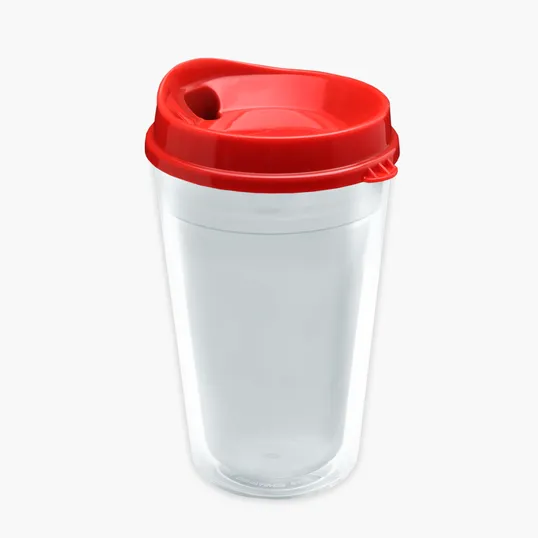 Garyline® Transparent Tumbler with Sip Lid and Full-Color Paper Insert, 16 oz. — view 6