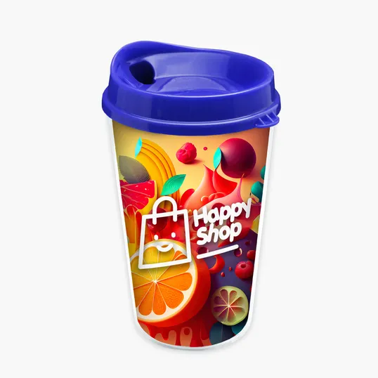 Garyline® Transparent Tumbler with Sip Lid and Full-Color Paper Insert, 16 oz. — view 16
