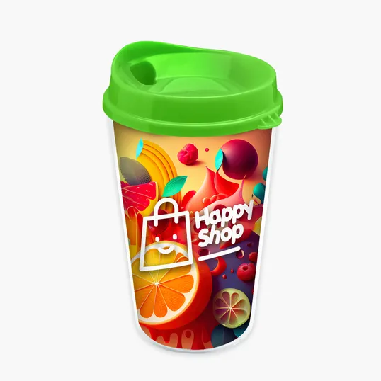 Garyline® Transparent Tumbler with Sip Lid and Full-Color Paper Insert, 16 oz. — view 14