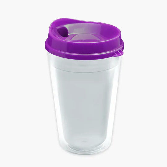 Garyline® Transparent Tumbler with Sip Lid and Full-Color Paper Insert, 16 oz. — view 8