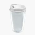 Garyline® Transparent Tumbler with Sip Lid and Full-Color Paper Insert, 16 oz. — view 9