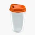 Garyline® Transparent Tumbler with Sip Lid and Full-Color Paper Insert, 16 oz. — view 5