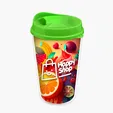 Garyline® Transparent Tumbler with Sip Lid and Full-Color Paper Insert, 16 oz. — view 14