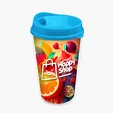 Garyline® Transparent Tumbler with Sip Lid and Full-Color Paper Insert, 16 oz. — view 12