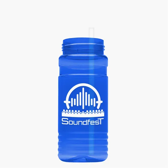 Garyline® Groove Tritan® Bottle with Ring-Straw Lid, 20 oz. — view 15