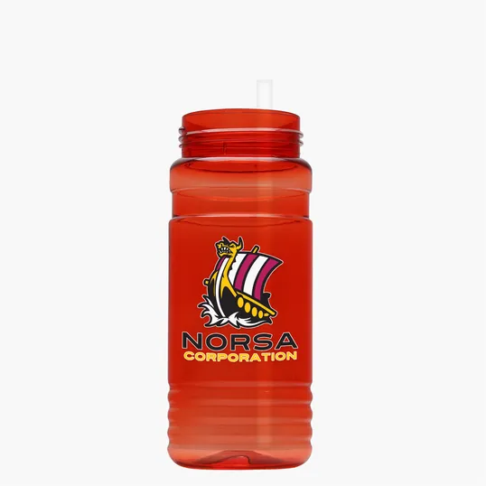 Garyline® Groove Tritan® Bottle with Ring-Straw Lid, 20 oz. — view 20