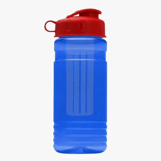 Garyline® Groove Tritan® Bottle with Flip-Top Lid and Infuser, 20 oz. — view 7