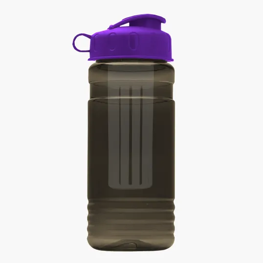 Garyline® Groove Tritan® Bottle with Flip-Top Lid and Infuser, 20 oz. — view 3