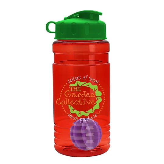 Garyline® Tritan® Shaker Bottle with Flip-Top Lid and Mixing Ball - 20 oz. — view 449
